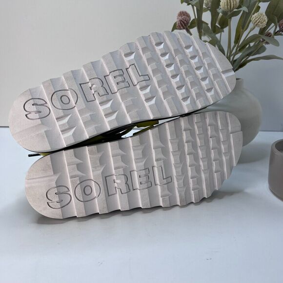 Sorel Roaming Lace Leather Sandals Bolt Green Black Women's 8 NWOB - Picture 8 of 10